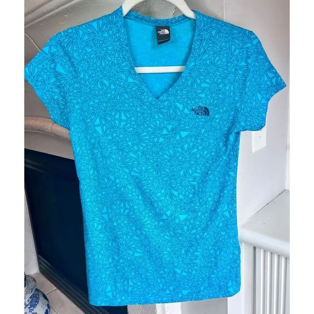 The North Face Women's Reactor Short Sleeve Cap Sleeve Teal Shirt Size XS